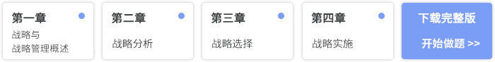 戰(zhàn)略章節(jié)習題模塊