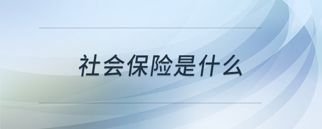 社會保險是什么