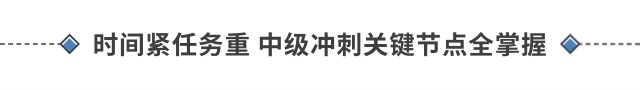 精準發(fā)力！讓注會余溫點燃中級戰(zhàn)火
