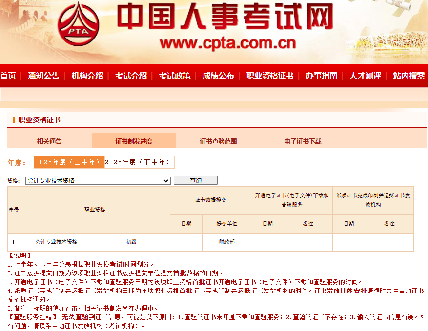 初級會(huì)計(jì)證書