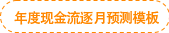 年度現(xiàn)金流逐月預(yù)測模板