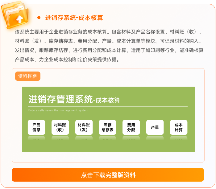 05進銷存系統(tǒng)-成本核算