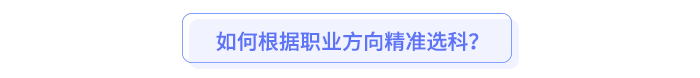 如何根據(jù)職業(yè)方向精準(zhǔn)選科？