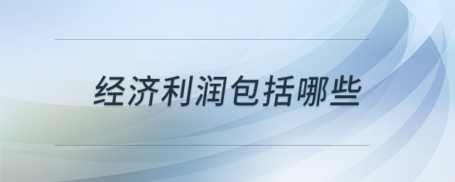 經(jīng)濟(jì)利潤(rùn)包括哪些
